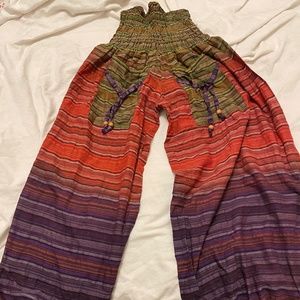 African Tube Top Jumpsuit